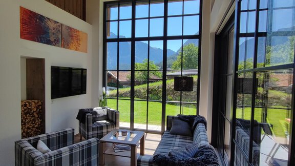 Wohnzimmer - Alpenchalet Valentin - Sautens