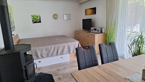 Doppelbett - APARTMENT EVA - Sautens