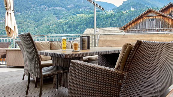 Terrasse - Biker Gasthof Hotel Post - Sautens