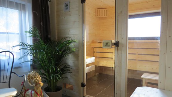 Sauna - Ferienhaus Ötztal-Lodge - Sautens
