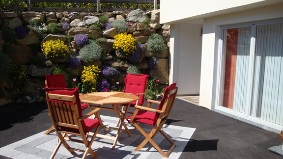 Terrace - Ferienwohnung Wilhelm - Sautens