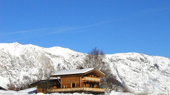 Ansichtsbild Winter - Ferienwohnungen und Chalets Pienz-Bobnar - Sautens