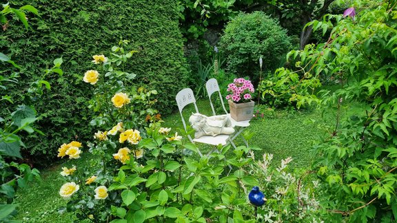 Garten - Haus Alpenglühn - Sautens