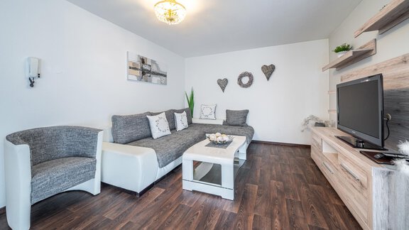 Wohnzimmer Premium Apartment - Apartments Köll - Sölden