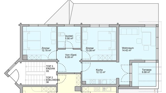 HPG - Grundriss-Homepage-Enzian - Appartement Kalkus - Sölden