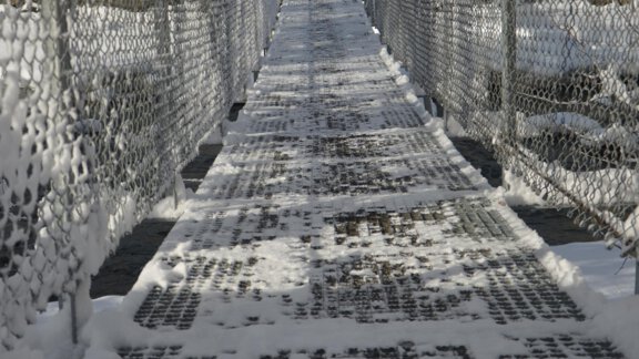 Winterweg zur Giggijochbahn - Garni Columbia - Sölden