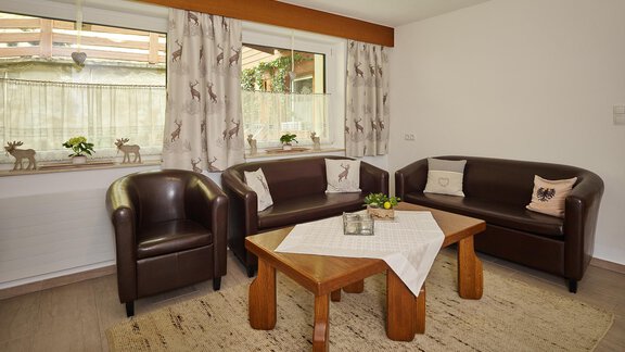 Aufenthaltsraum OG - Gästehaus Bergkristall - Sölden