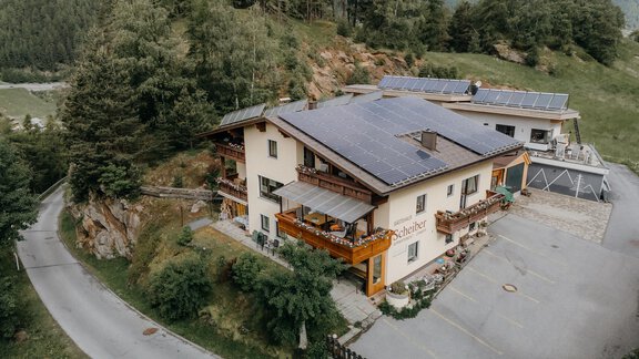 Gästehaus Scheiber - Lage und Aussicht - Sölden