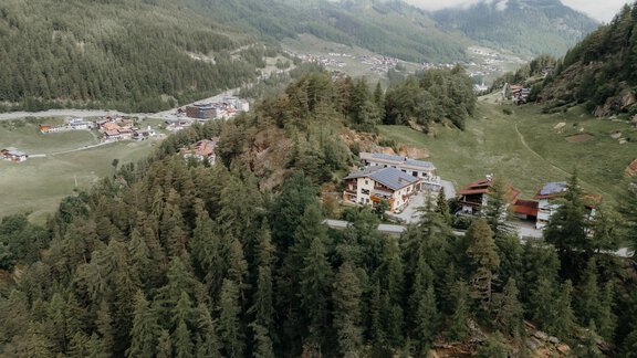 Gästehaus Scheiber - Lage und Aussicht - Sölden