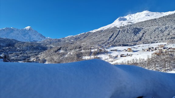 Aussicht Winter - Granbichlhof - Sölden