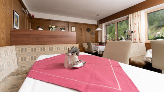 Frühstücksraum - Haus Alpengruss - Sölden