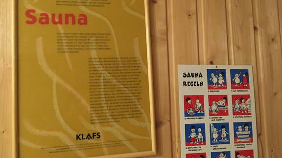 Saunaregeln - Haus Gerhard - Sölden