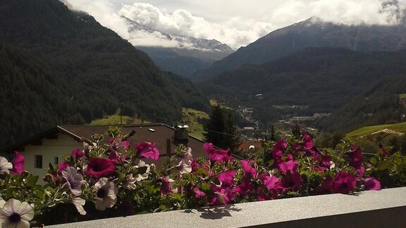 Blick vom Balkon nach Gurgl - Haus Seppl - Sölden