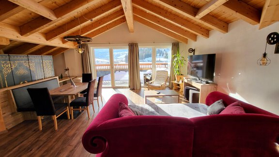Wohnzimmer 2 - Rooftop Apartment - Sölden