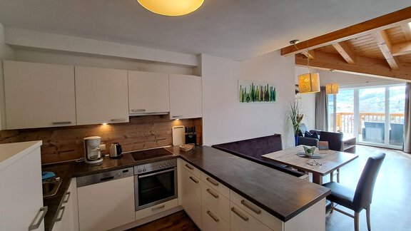 Alpenblick Küche4 - Rooftop Apartment - Sölden