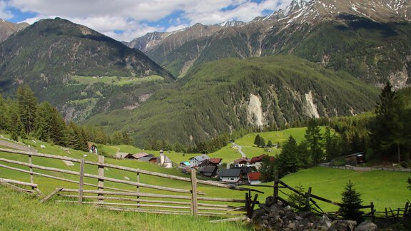 Landschaft Köfels - Alpengasthof Köfels - Umhausen