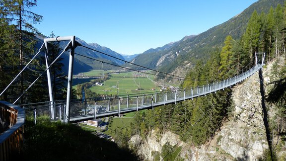 Hängebrücke Burgstein - Alpengasthof Köfels - Umhausen