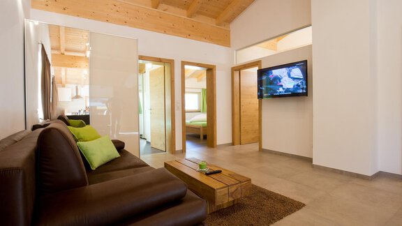 Top 4 Dachgeschoß Sofa mit großen Flach TV - Alps 3000-2 - Umhausen