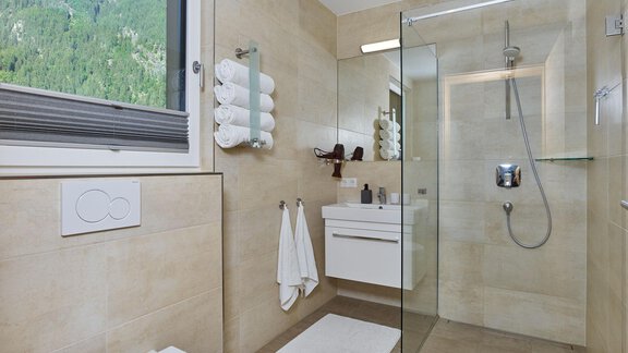 Bad, WC - Apartment Isabella - Umhausen