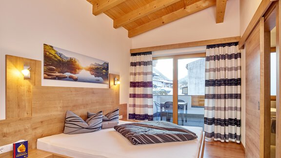 Schlafzimmer - Appartement Bergkristall - Umhausen