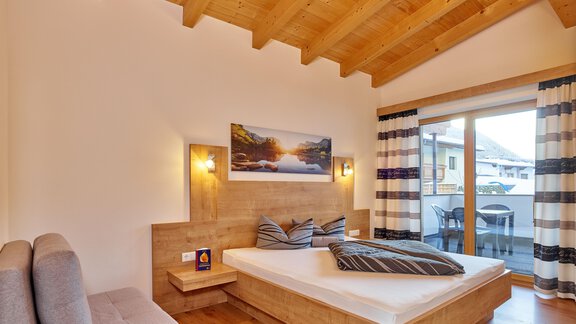 Schlafzimmer - Appartement Bergkristall - Umhausen