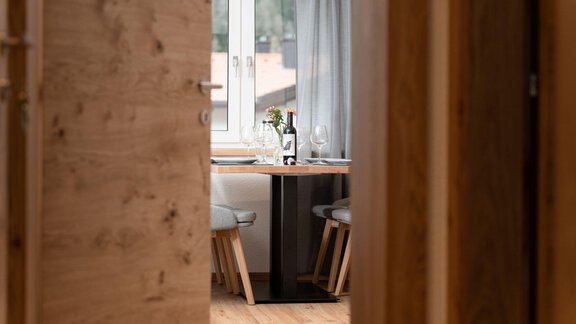 Einblick Wohnküche Hemerkogel - Bergnest-Oetztal Appartements - Umhausen