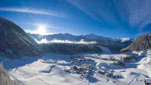 Niederthai im Winter - Chalet Waldhart - Umhausen