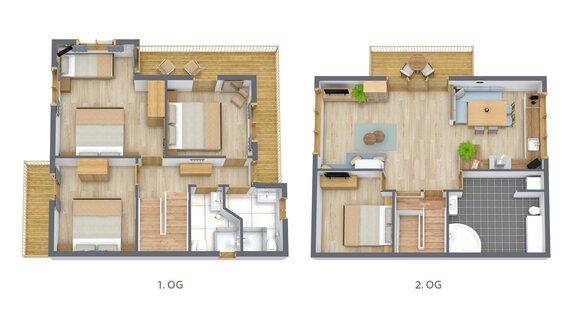 Ferienhaus Ban Brösign - Skizze - Umhausen