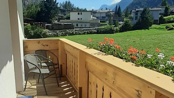 Balkon 1. Stock - Ferienhaus Haueis - Umhausen