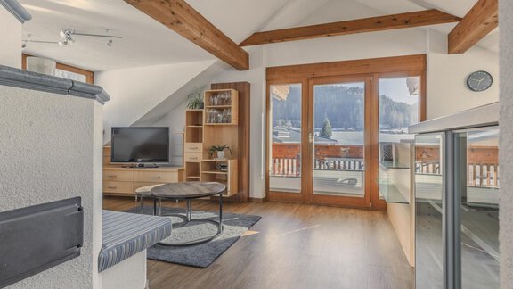 2Tirol_Hildegard_Wohnzimmer_offen - Ferienhaus Tirol im Ötztal - Umhausen