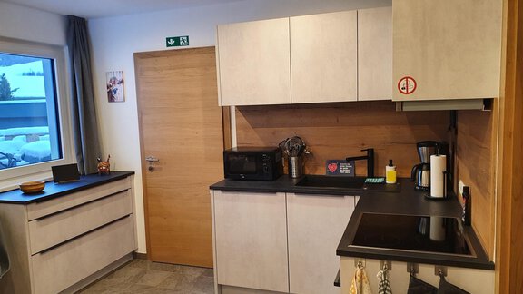 Komplette Küche mit Geräten, FW Murmele - Ferienwohnung - Murmele - Umhausen