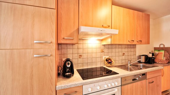Küche im Appartement Gipfel - Ferienwohnung Sand - Umhausen