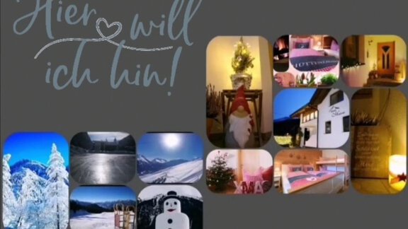 Wintercollage - Haus Marieus - Umhausen