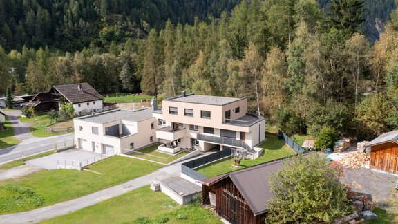 Luftaufnahme - Lindes Appartement - Umhausen