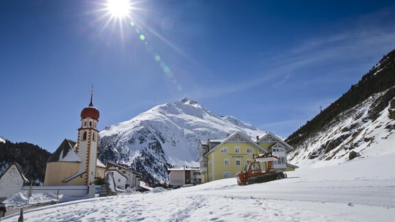 Vent im Winter - Gästehaus Edelweiss - Vent