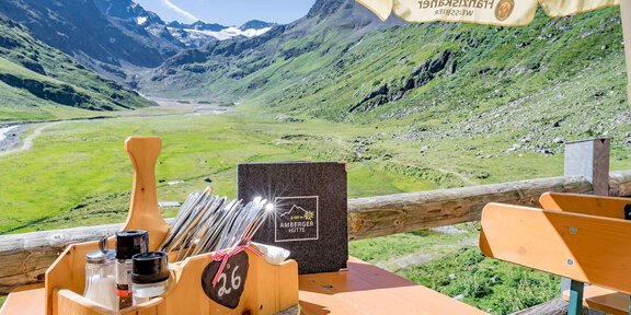 Ein Ausblick - Amberger Hütte - Gries