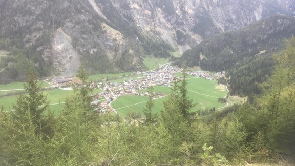 Huben von oben - Alpenapart Zell - Huben