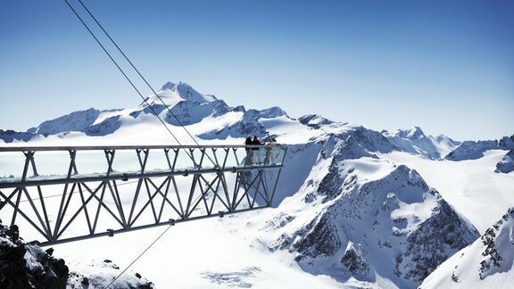 Tiefenbachsteg Sölden - Chalet Walzl - Huben