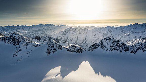 Sonnenuntergang Sölden - Chalet Walzl - Huben