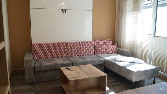Wohnzimmer/ Schrankbett - Haus Laura - Huben