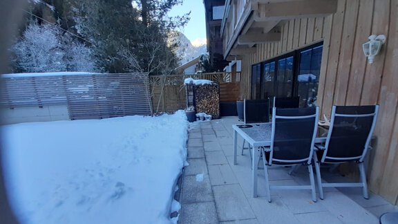 möblierte Terrasse - Appartement Alpenea - Längenfeld
