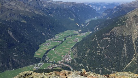 Blick ins Tal - Appartement Elvira - Längenfeld