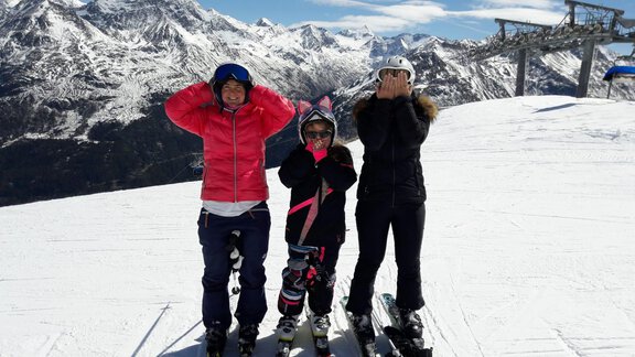Skifahren am Gletscher - Haus Alpenflora - Längenfeld