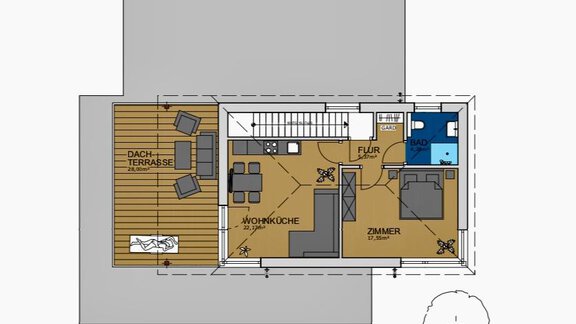 Appartement - Skizze - the cozyNest - Längenfeld