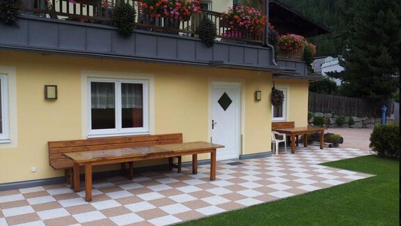 Terrasse Haus Lea - Appartement Lea - Niederthai