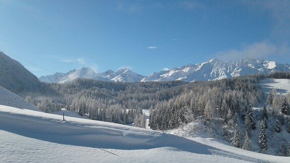 Winteraussicht vom Bio Berghof - Bio-Berghof - Niederthai