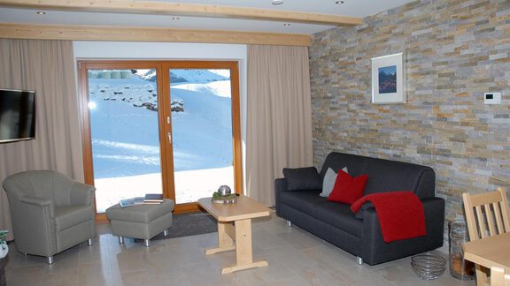App. 4 - Wohnbereich - Delano Appartements - Niederthai