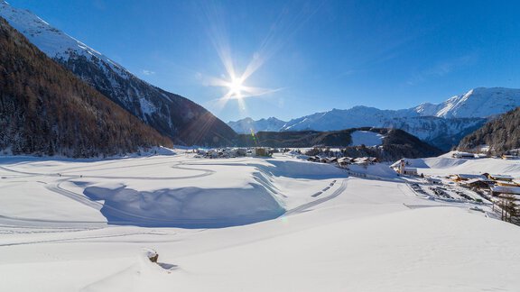 Niederthai im Winter - einzigartig - Ferienhaus Knor - Niederthai