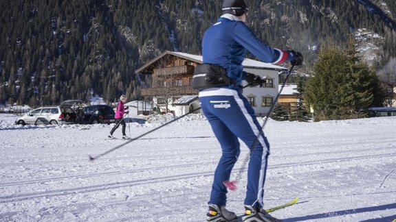 Langlaufloipe direkt am Hof - Joggls Erbhof - Niederthai | © Jakob Falkner
