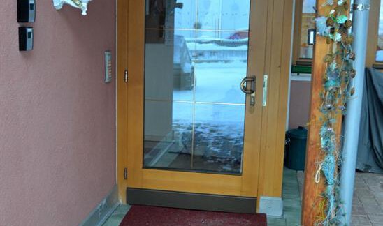 Hauseingang im Hinterhof - Appartement Piccard - Obergurgl 